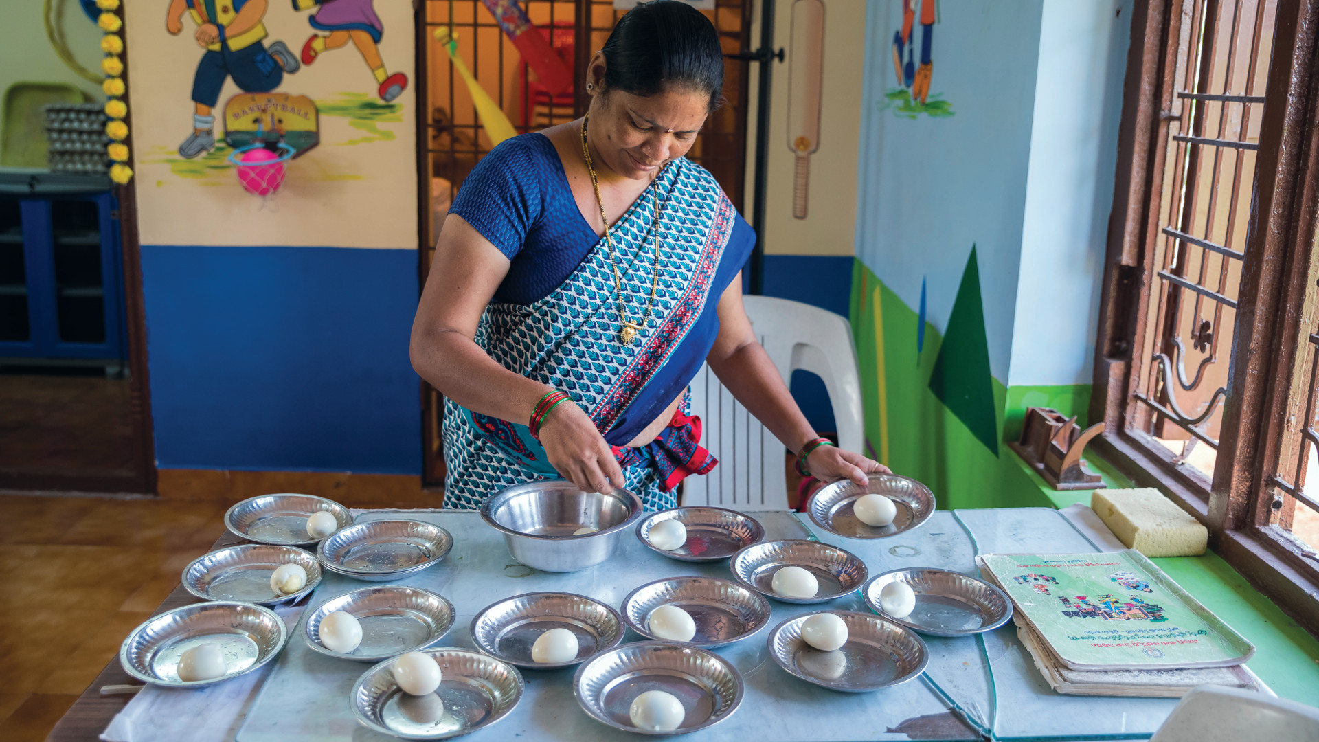 A childcare centre in Kondapalli village in Andhra Pradesh