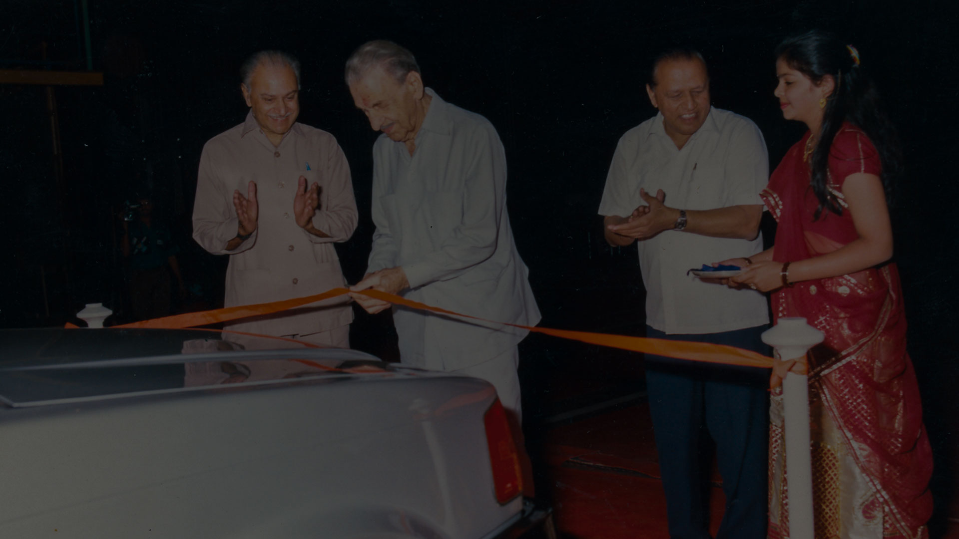 JRD Tata at the Tata Estate launch