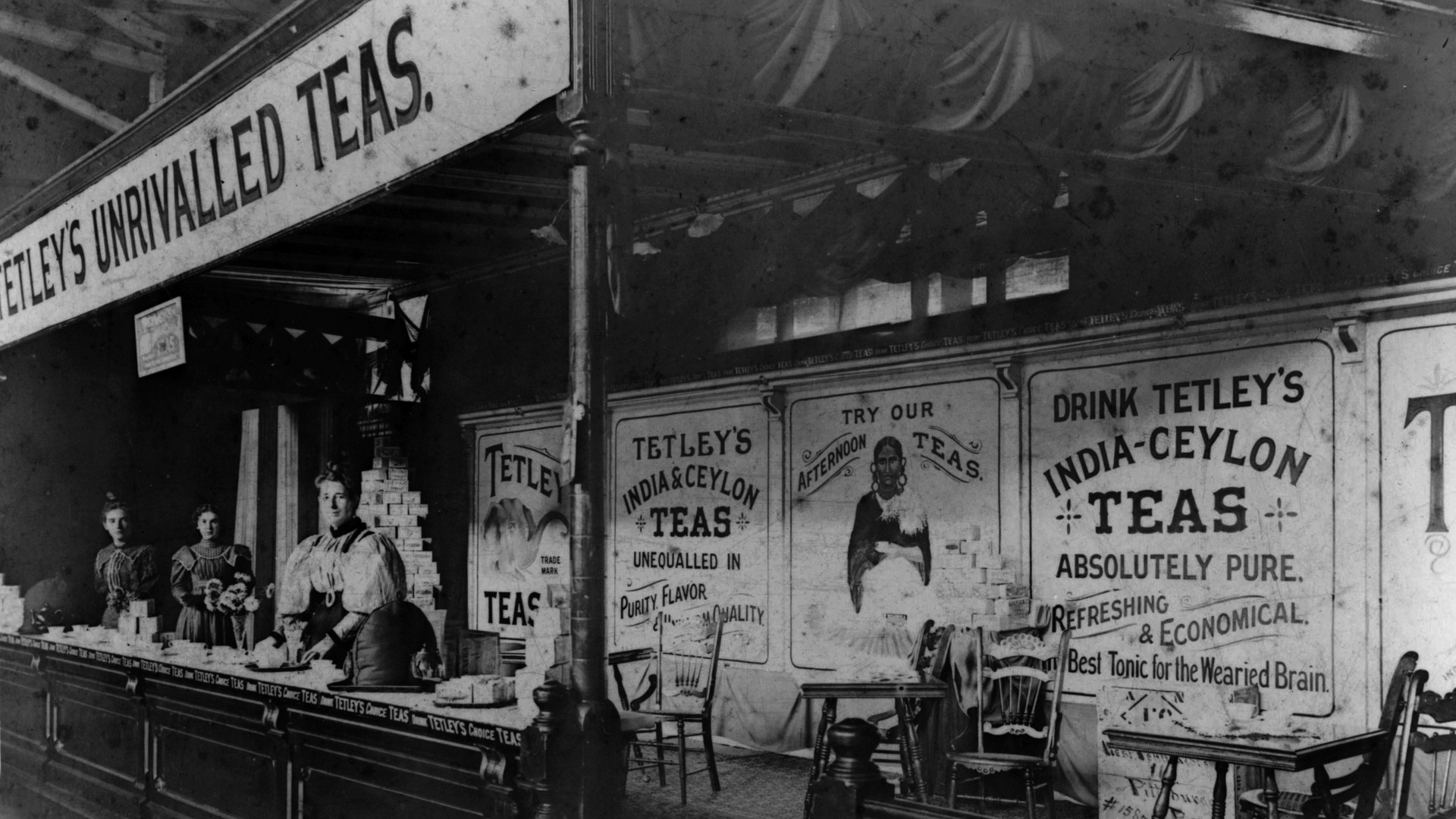 Tetley store in Victorian Great Britain