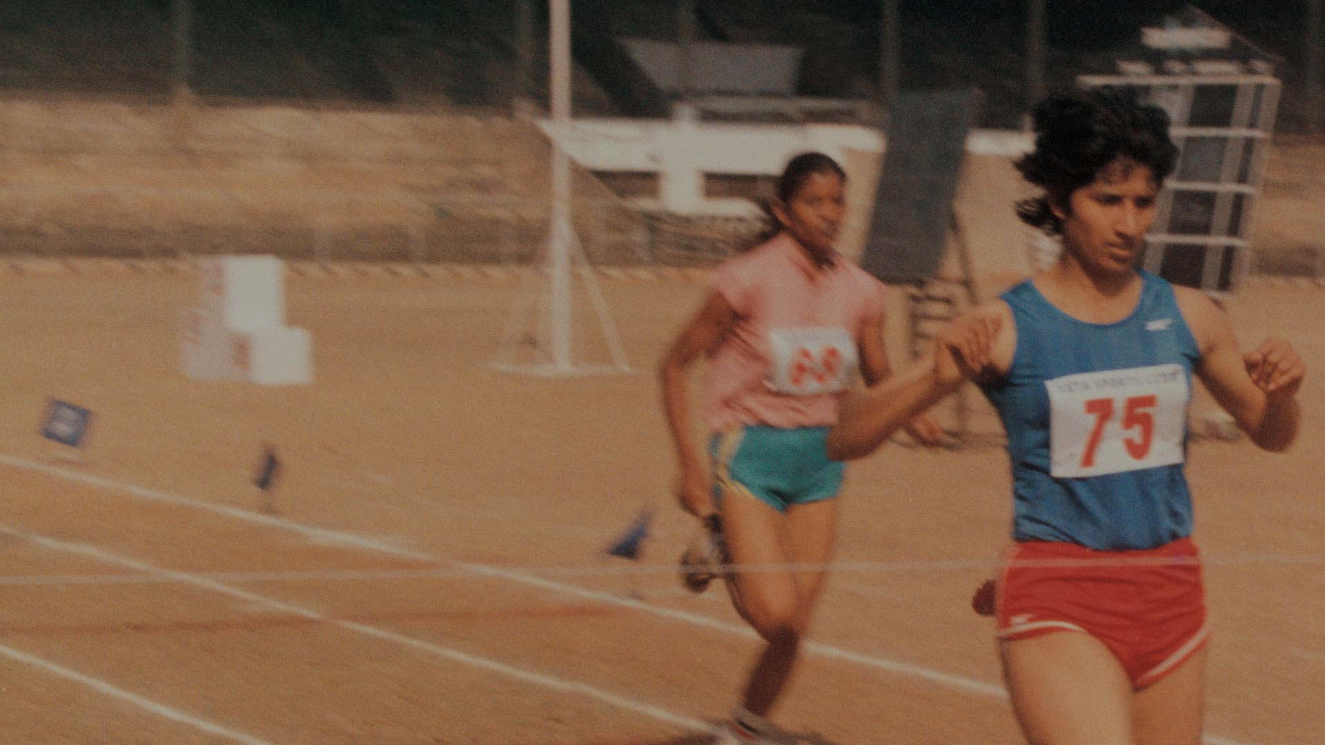 A photo of Mercy Kuttan at an event in an athletic meet