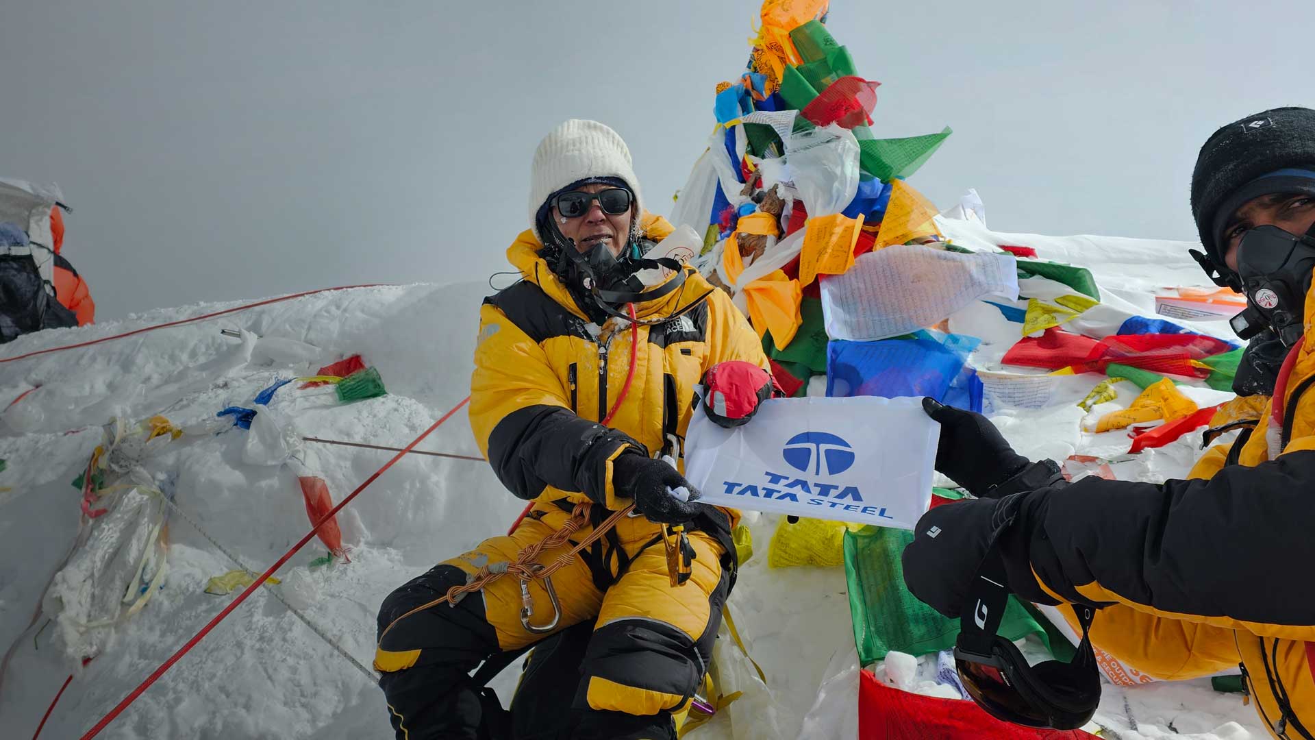 Asmita Dorjee at the summit